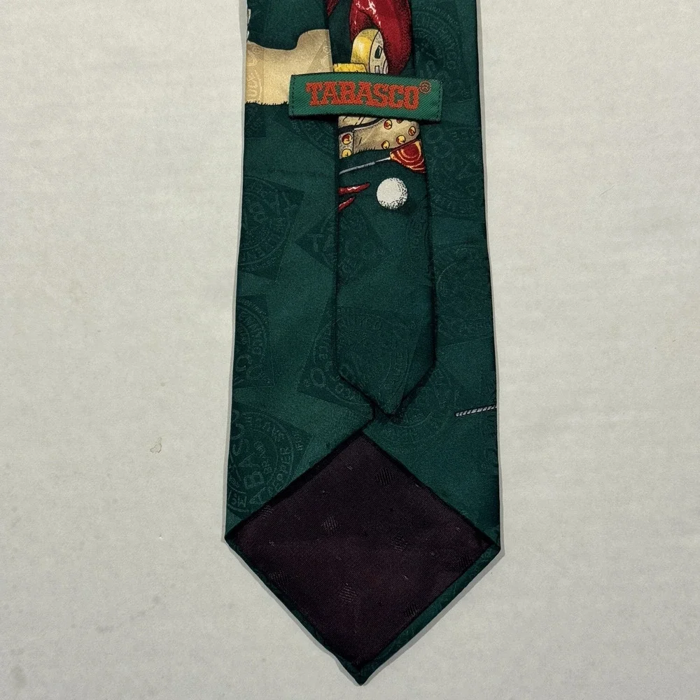 Men's Golf Themed Novelty Tie Tabasco Lobster Golf USA 100% Silk 58